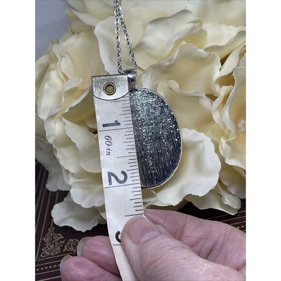 Christmas Gift Mom Daughter Gift Cameo Hummingbird Silver Crystal Necklace Xmas - Picture 7 of 7